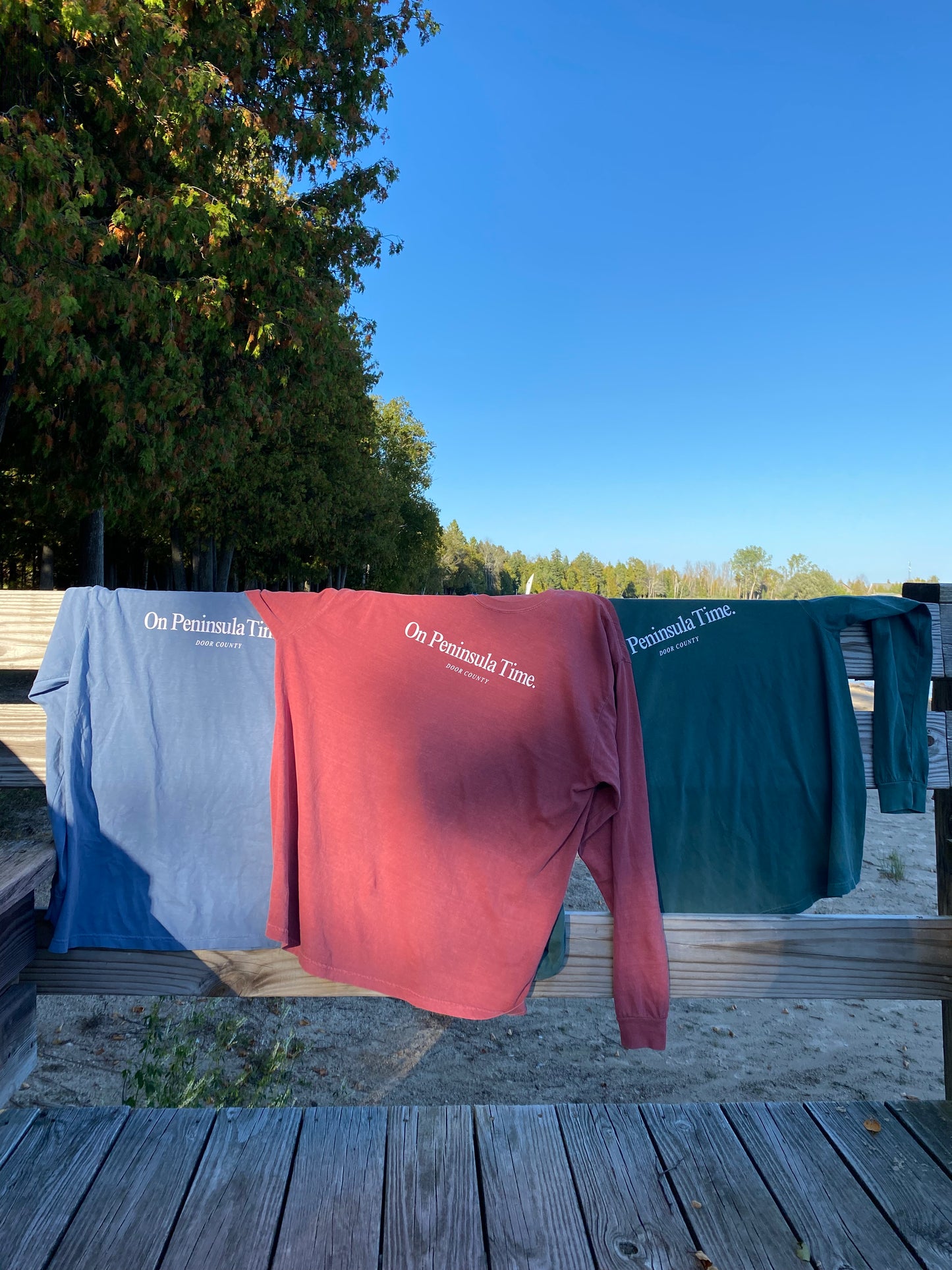 "On Peninsula Time" Unisex Longsleeve